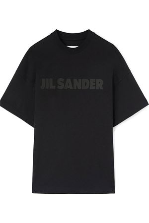 Black cotton T-shirt JIL SANDER | J21GC0168J20243001